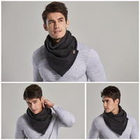 Couverture marka luksusowa moda mężczyźni nieskończoność koło pętli szalik zimowy Poncho prosty projektant z zatrzaskami maska echarpe 4